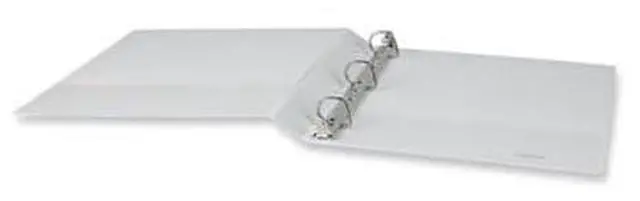 Alt view image 3 of 7 - Universal Office Slant D-Ring View Binder 3 Rings 1" 8.5x11 White 12Ct 1147