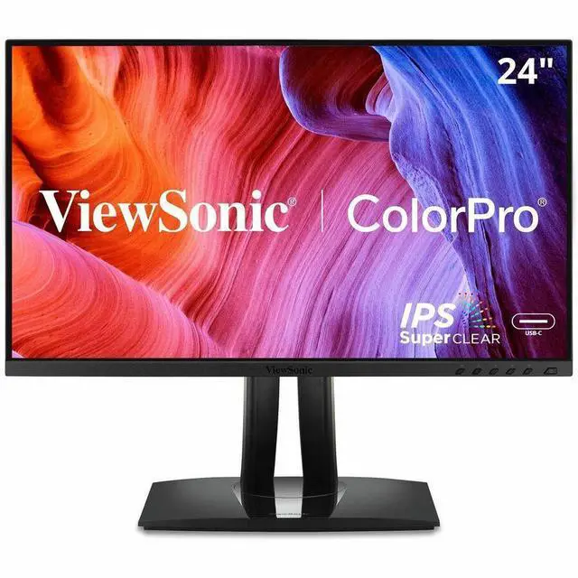 Alt view image 15 of 20 - ViewSonic VP2456A 24 Inch 1080p IPS Monitor with Advanced Ergonomics, ColorPro 100% sRGB Rec 709, Pantone Validated, 14-bit 3D LUT, 120Hz, USB, HDMI, DisplayPort, 90W USB C for Home and Office