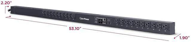 Alt view image 6 of 8 - CyberPower PDU31116 Monitored PDU, 100-120V, 15A