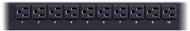 Alt view image 7 of 8 - CyberPower PDU31116 Monitored PDU, 100-120V, 15A