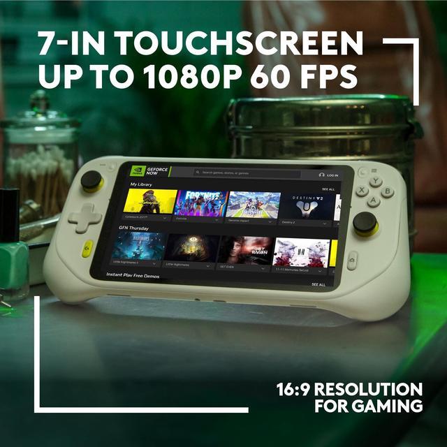 Alt view image 6 of 9 - Logitech G CLOUD Handheld Portable Gaming Console 1080P 7-Inch Touchscreen 940-000198 - White