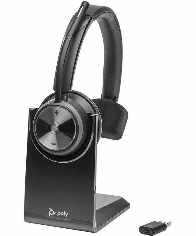 Alt view image 4 of 5 - Poly Savi 7310 UC Monaural Microsoft Teams Certified DECT Headset 8L585AAABA