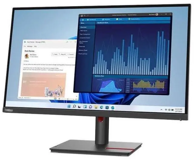Alt view image 20 of 20 - Lenovo ThinkVision 27 inch Monitor - T27p-30