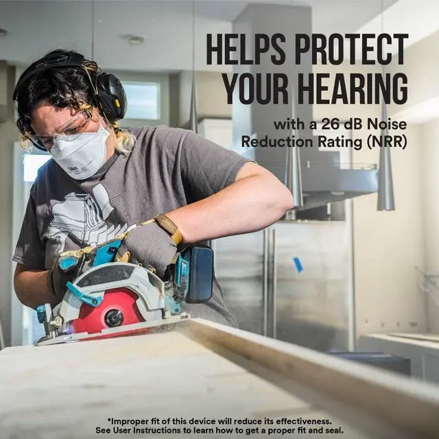 Alt view image 6 of 10 - 3M WorkTunes Electronic Hearing Protectors: Connect with Bluetooth Technology (Black)