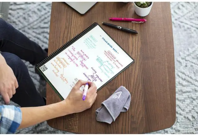 Alt view image 4 of 8 - Core Smart Notebook Medium/College Rule Black Cover 11 x 8.5 16 Sheets EVR2LRCA