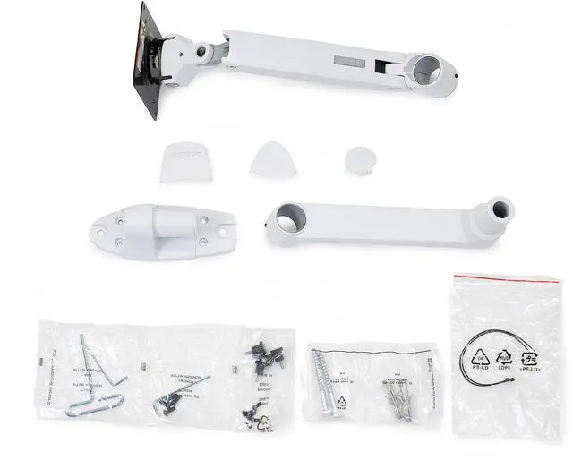 Alt view image 2 of 7 - Ergotron Mounting Arm for LCD Display Bright White