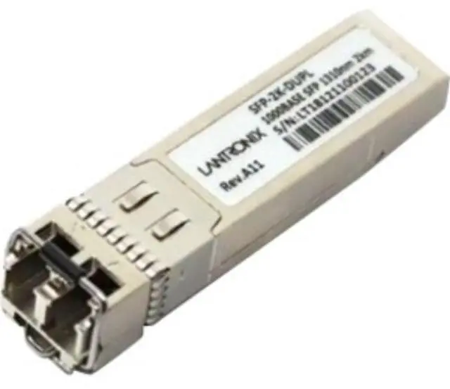 Alt view image 4 of 10 - Lantronix SFP Fiber Transceiver DUPLEX 2km 1000BASE-SX 1310nm SM