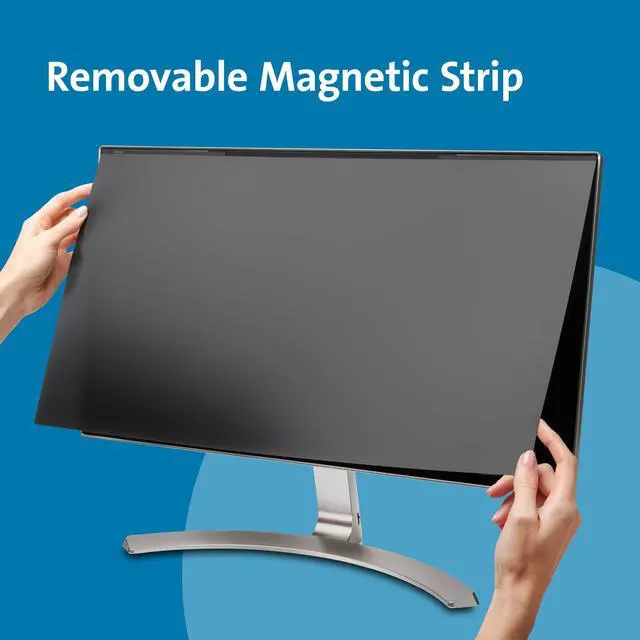 Alt view image 7 of 11 - Kensington MagPro 34.0" (21:9) Monitor Privacy Screen with Magnetic Strip TAA