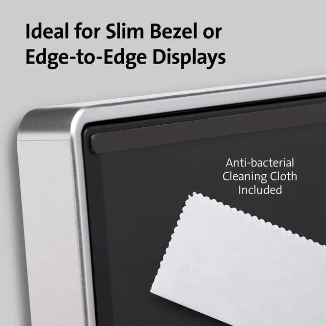 Alt view image 10 of 11 - Kensington MagPro 34.0" (21:9) Monitor Privacy Screen with Magnetic Strip TAA