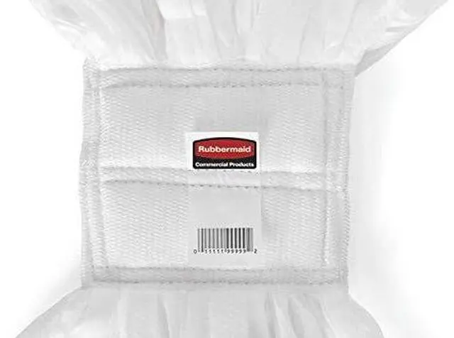 Alt view image 5 of 8 - Disposable Mop, Nonwoven Fiber, #24, 5" Headband, White 2025507