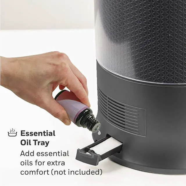 Alt view image 5 of 8 - Honeywell Designer Series Cool Mist 1.25 gal Humidifier, Black HUL430B