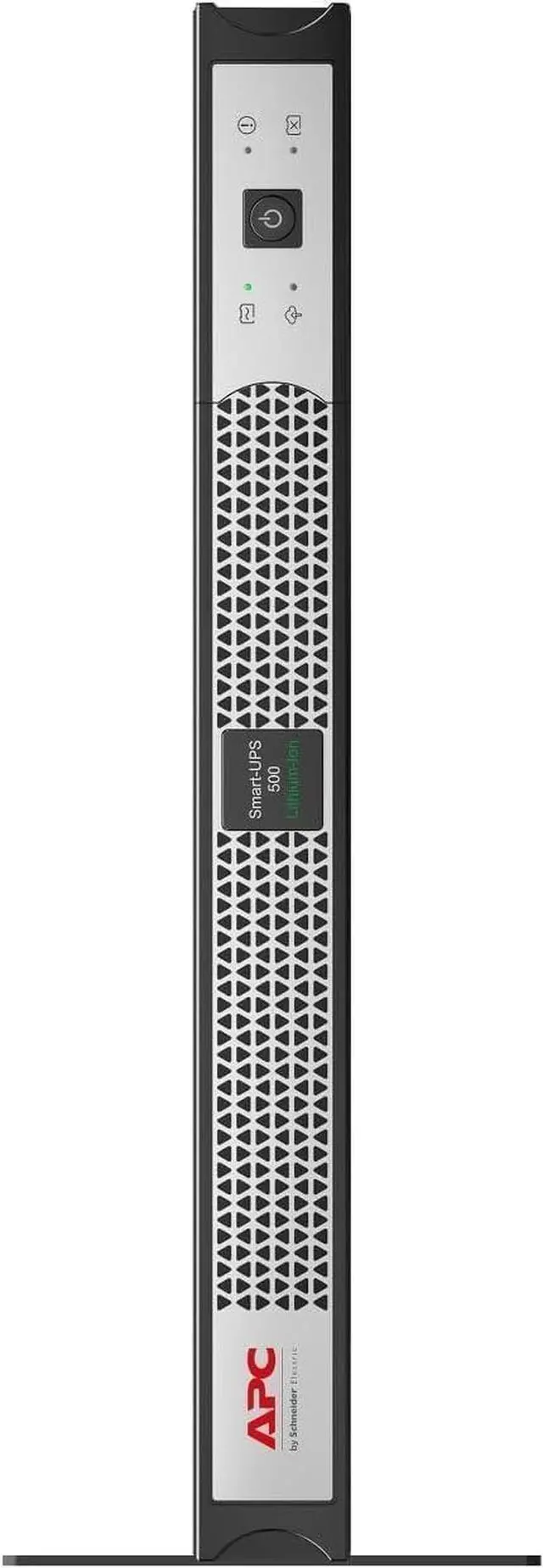 Alt view image 9 of 11 - APC Smart-UPS, Line Interactive, 500VA, Lithium-ion, Rackmount 1U, 120V, 4x NEMA 5-15R outlets, Short Depth - 1U Rack-mountable - 3 Hour Recharge - 2.68 Minute Stand-by - 120 V Input - 120 V AC Output