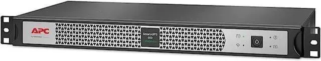Alt view image 11 of 11 - APC Smart-UPS, Line Interactive, 500VA, Lithium-ion, Rackmount 1U, 120V, 4x NEMA 5-15R outlets, Short Depth - 1U Rack-mountable - 3 Hour Recharge - 2.68 Minute Stand-by - 120 V Input - 120 V AC Output