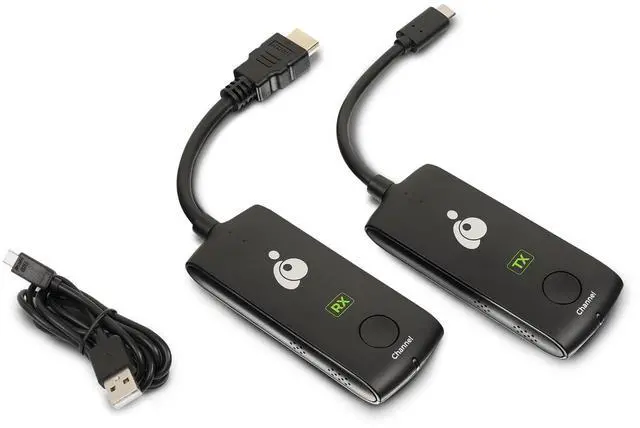 Alt view image 10 of 11 - IOGEAR 4K USB-C to HDMI® Video Wireless Transmitter and Receiver Kit - 3 x USB - 1 x HDMI Out - 1080p, 720p - 4K - 3840 x 2160 - Home Theater, Office, Display