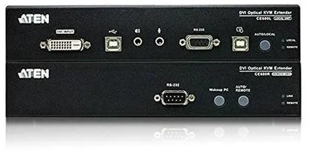 Alt view image 7 of 7 - Aten DVI Optical KVM Extender