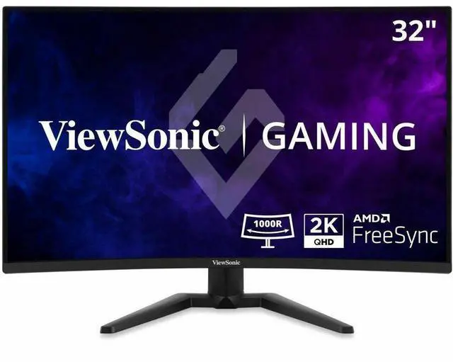 Alt view image 8 of 20 - ViewSonic VX3228C-2K 32 Inch 1440p Curved Gaming Monitor with 1ms, 180Hz, FreeSync, Eye Care, HDMI, and DisplayPort Inputs