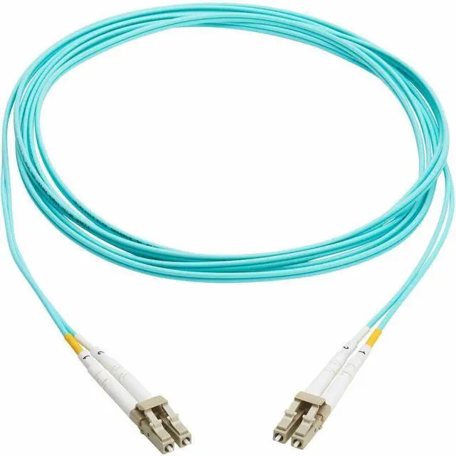 Alt view image 2 of 6 - Tripp Lite 10Gb Duplex Multimode 50/125 OM3 LSZH Fiber Patch Cable (LC/LC), Aqua