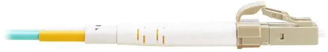 Alt view image 5 of 6 - Tripp Lite 10Gb Duplex Multimode 50/125 OM3 LSZH Fiber Patch Cable (LC/LC), Aqua