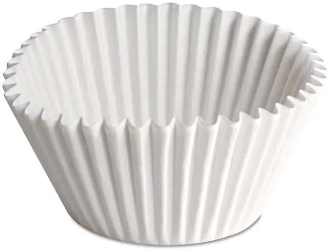 Alt view image 2 of 2 - Fluted Bake Cups 2.25 Diameter x 1.88 h White Paper 500P ack 610070