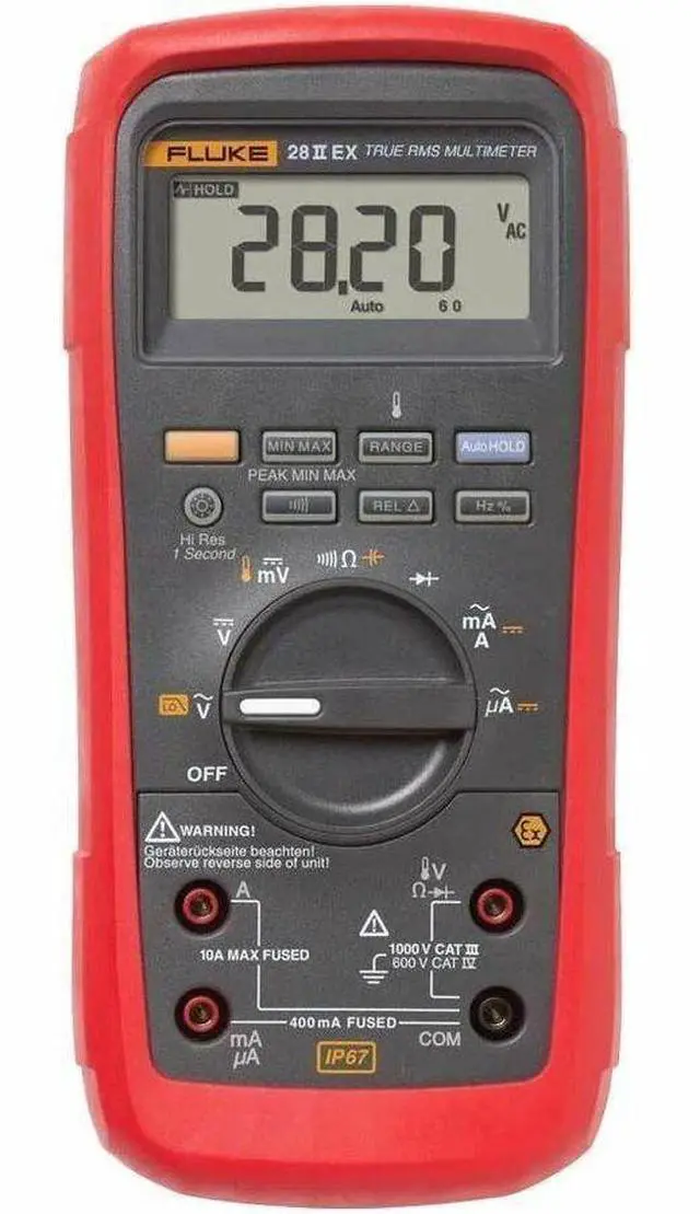 Alt view image 5 of 5 - Fluke 28IIEX/ETL Handheld Multimeters - Type: Digital, Style: Hand-Held