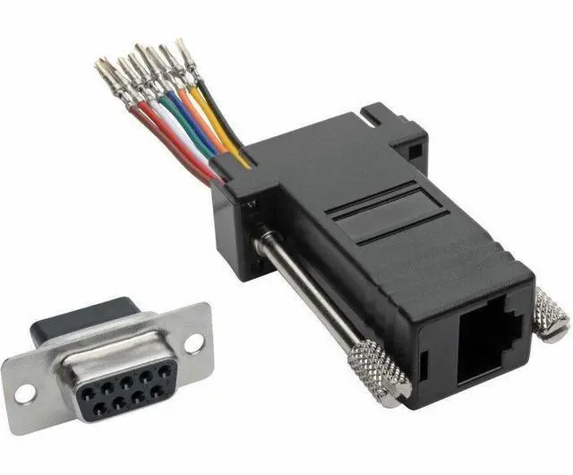 Alt view image 15 of 15 - Tripp Lite DB9 to RJ45 Modular Serial Adapter (F/F), RS-232, RS-422, RS-485 (P440-89FF)
