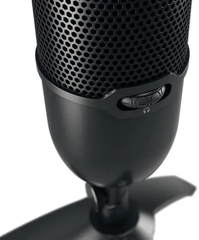 Alt view image 10 of 15 - CHERRY UM 3.0 Wired Microphone - Black - 8.20 ft - 20 Hz to 20 kHz - Cardioid - Stand Mountable - USB 2.0