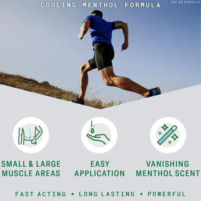 Alt view image 7 of 7 - FAST ACTING MENTHOL PAIN RELIEF TOPICAL ANALGESIC, COLORLESS GEL, 32 OZ PUMP BOTTLE