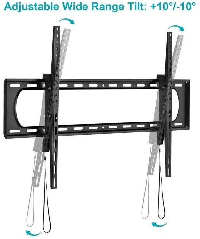 Alt view image 12 of 13 - Monoprice Heavy-Duty Tilt TV Wall Mount, Extra Wide For 60" To 120" TVs up to 264lbs, Max VESA 900x600, Works wi