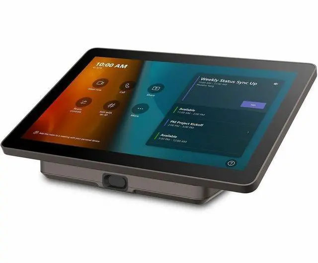 Alt view image 7 of 13 - ViewSonic MRC1010-TN 10.1" Touch Console Certified for Microsoft Teams Rooms with Anti-Glare, Full HD, 10-point Multi-touch, USB-C, Motion Sensor, HDMI ingest, and USB Input - ViewSonic MRC1010-T