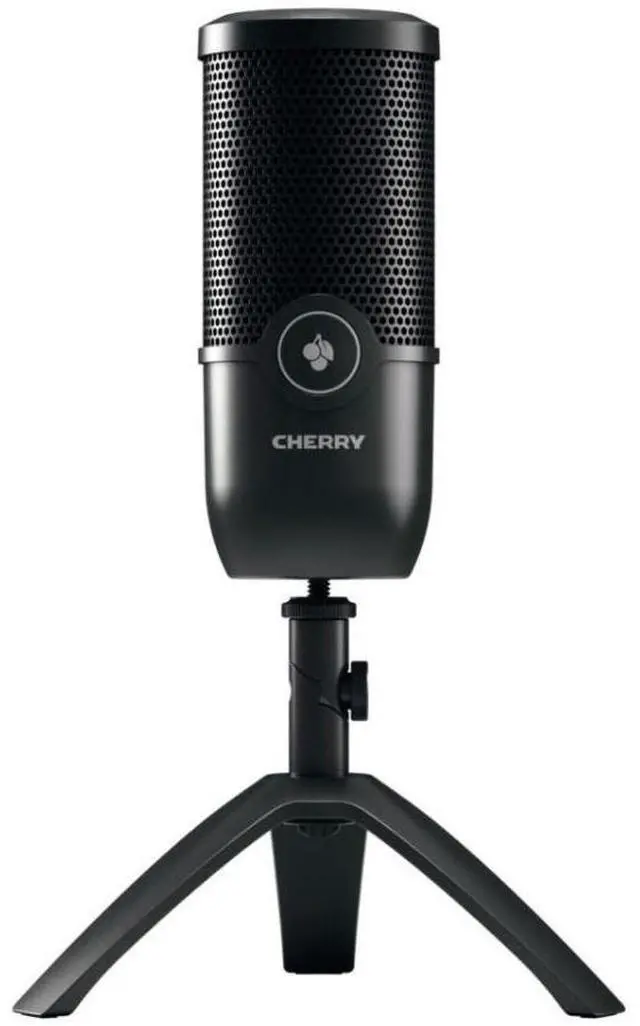 Alt view image 8 of 15 - CHERRY UM 3.0 Wired Microphone - Black - 8.20 ft - 20 Hz to 20 kHz - Cardioid - Stand Mountable - USB 2.0