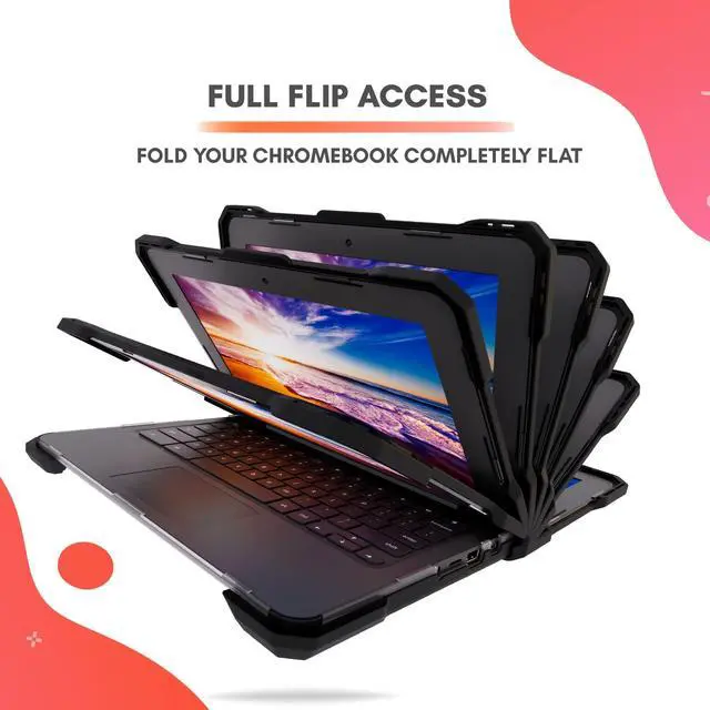 Alt view image 9 of 12 - Shell HP G6/ G7 EE, 14" - Rugged Hard Shell Case for HP Chromebook G6 / G7 EE, 14" (4/2020)