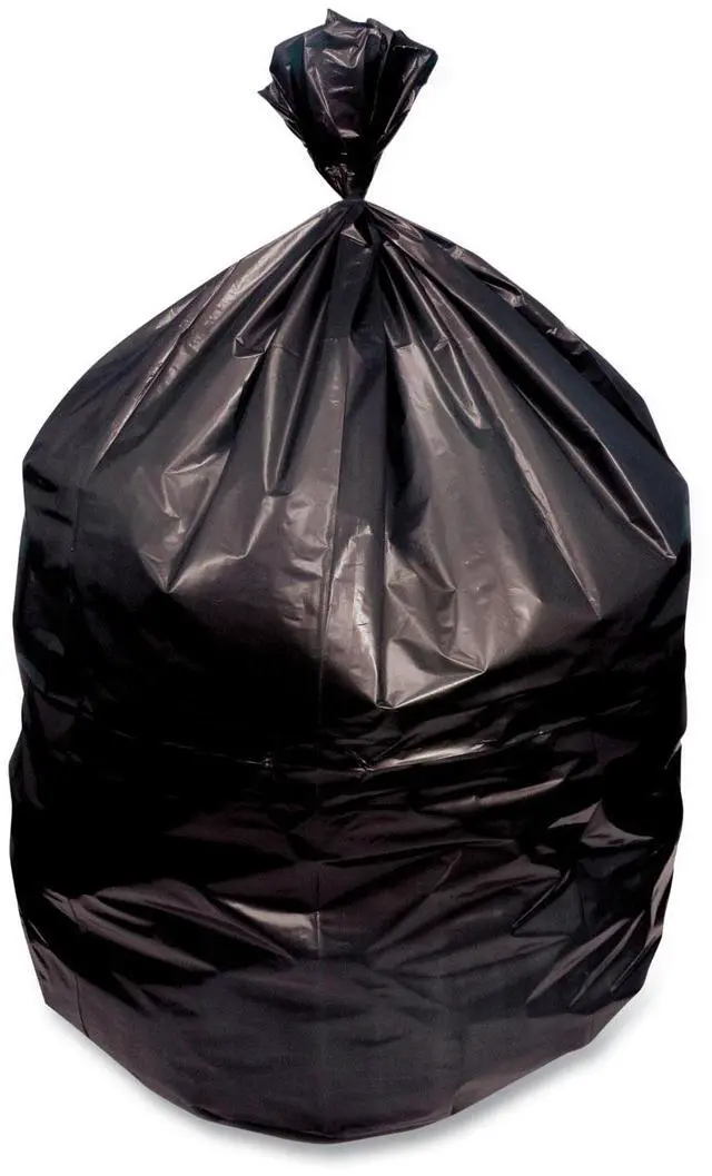 Main image of Low-Density Waste Can Liners 23 gal 0.9 mil 28" x 45" Black Perforated Roll 25 Bags/Roll 8 Rolls/Carton H5645TKKR01