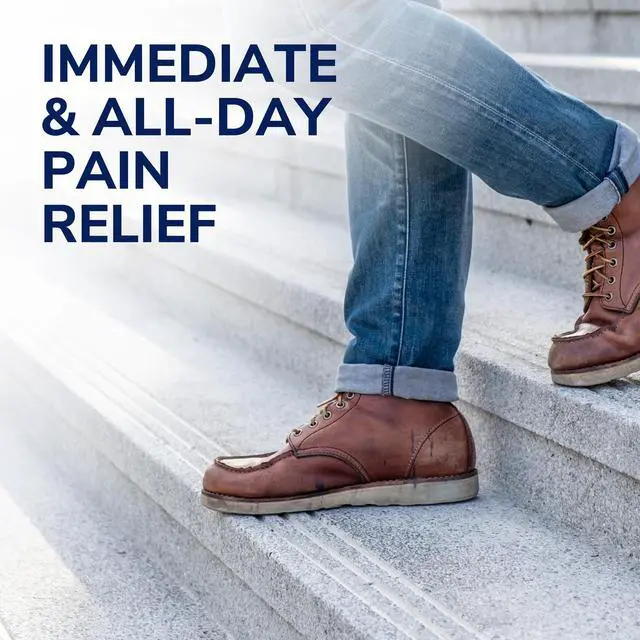 Alt view image 4 of 7 - Plantar Fasciitis All Day Pain Relief Orthotics for Men Men Size 8 to 13 Blue 87101886
