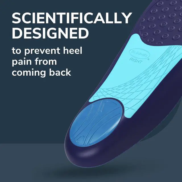 Alt view image 3 of 7 - Plantar Fasciitis All Day Pain Relief Orthotics for Men Men Size 8 to 13 Blue 87101886