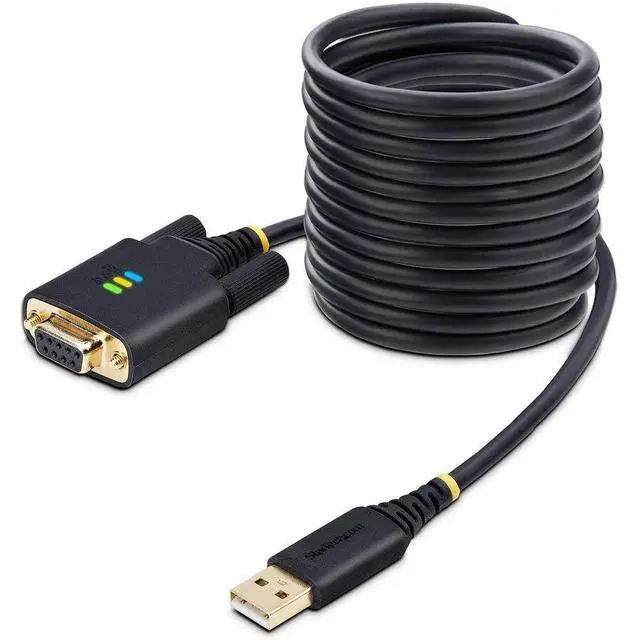 Main image of StarTech 10ft (3m) USB to Null Modem Serial Adapter Cable 1P10FFCN-USB-SERIAL