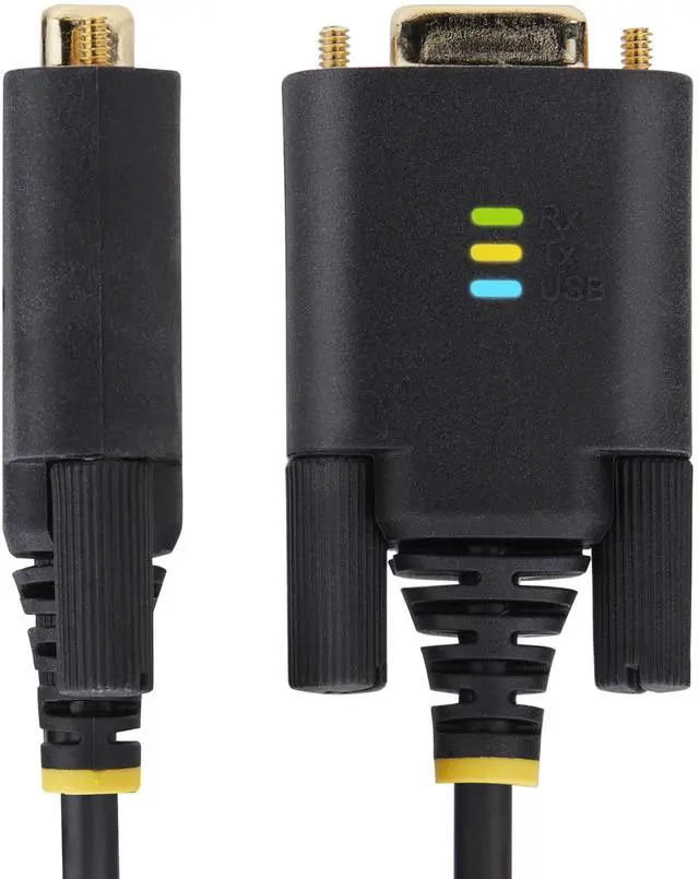 Alt view image 2 of 7 - StarTech 10ft (3m) USB to Null Modem Serial Adapter Cable 1P10FFCN-USB-SERIAL