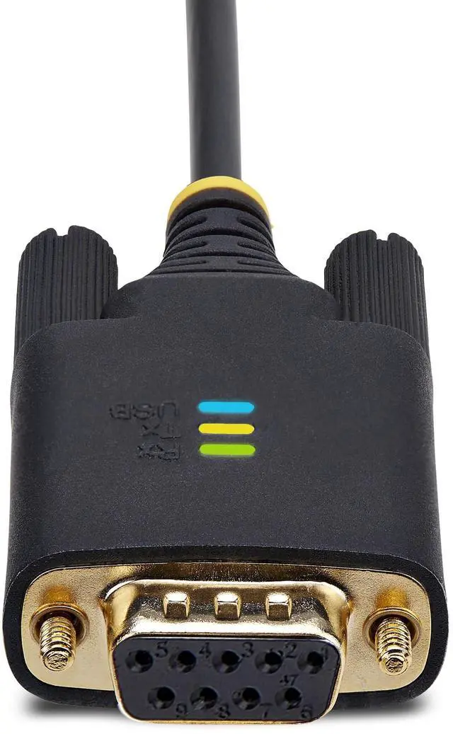 Alt view image 4 of 7 - StarTech 10ft (3m) USB to Null Modem Serial Adapter Cable 1P10FFCN-USB-SERIAL