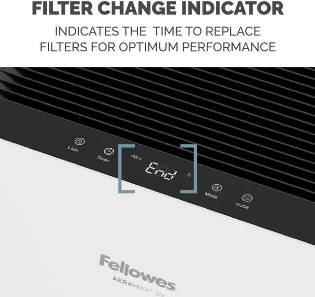 Alt view image 7 of 7 - AeraMax SV Air Purifier 1500 sq ft Room Capacity White/Black 9794501