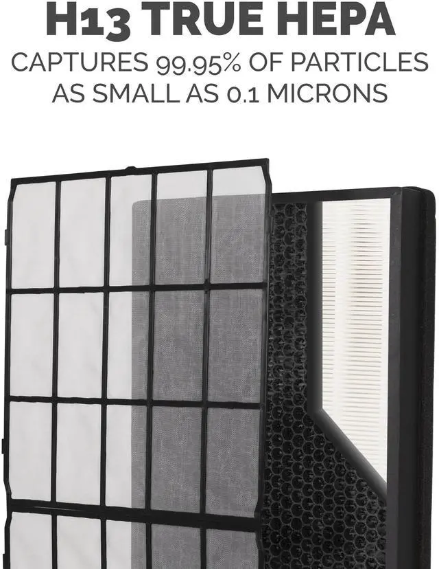 Alt view image 4 of 7 - AeraMax SV Air Purifier 1500 sq ft Room Capacity White/Black 9794501