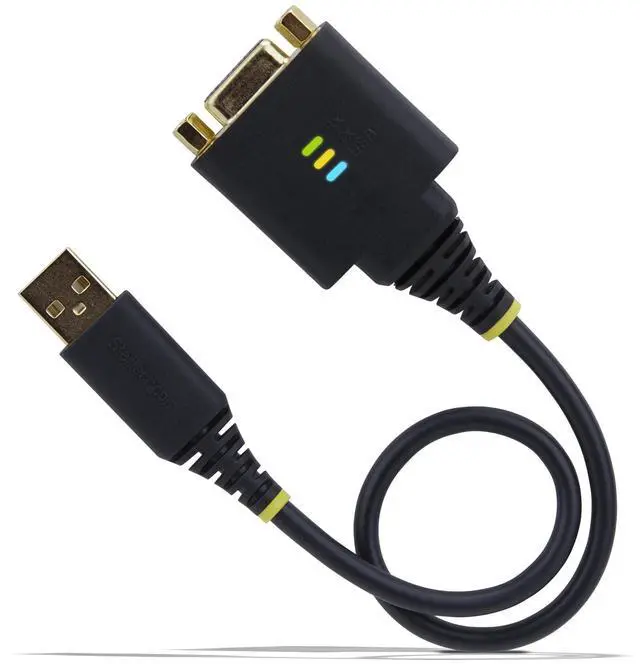 Alt view image 7 of 7 - StarTech 1ft (30cm) USB to Null Modem Serial Adapter Cable 1P1FFCN-USB-SERIAL