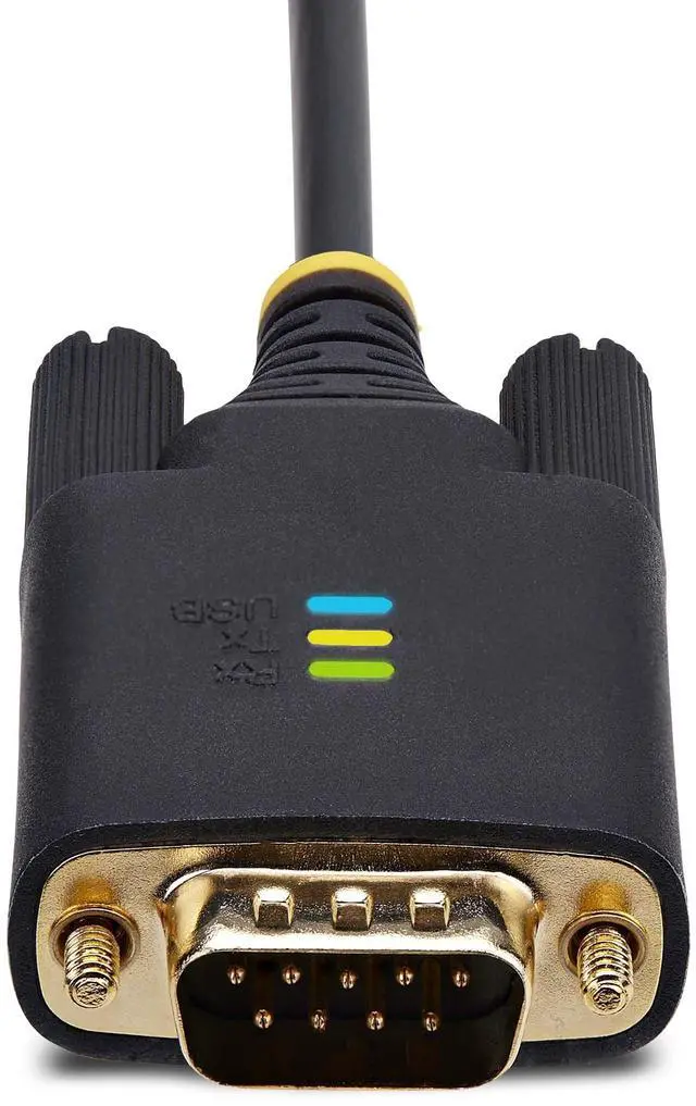 Alt view image 6 of 7 - StarTech 6.6ft (2m) USB to Serial Adapter Cable, USB-A to DB9 RS232