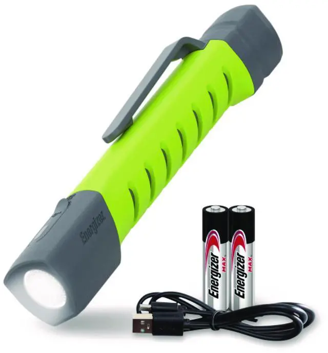 Main image of Pro Series Inspection Light Rechargeable Lithium Ion/2 AAA Batteries Included Gray/Green ENYPHH22