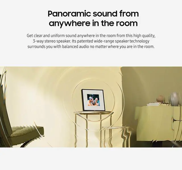 Alt view image 7 of 7 - SAMSUNG LS60D Music Frame Smart Speaker HW-LS60D/ZA