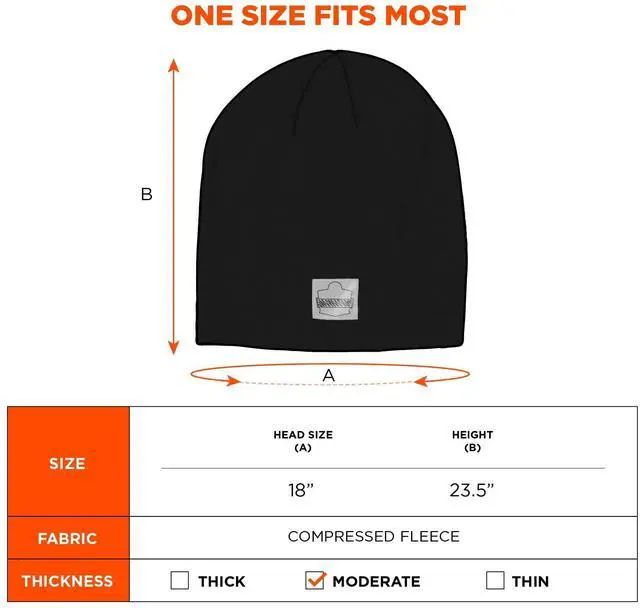Alt view image 4 of 7 - N-Ferno 6812 Rib Knit Beanie One Size Fits Most Black 16812