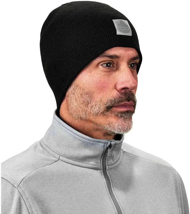 Alt view image 3 of 7 - N-Ferno 6812 Rib Knit Beanie One Size Fits Most Black 16812