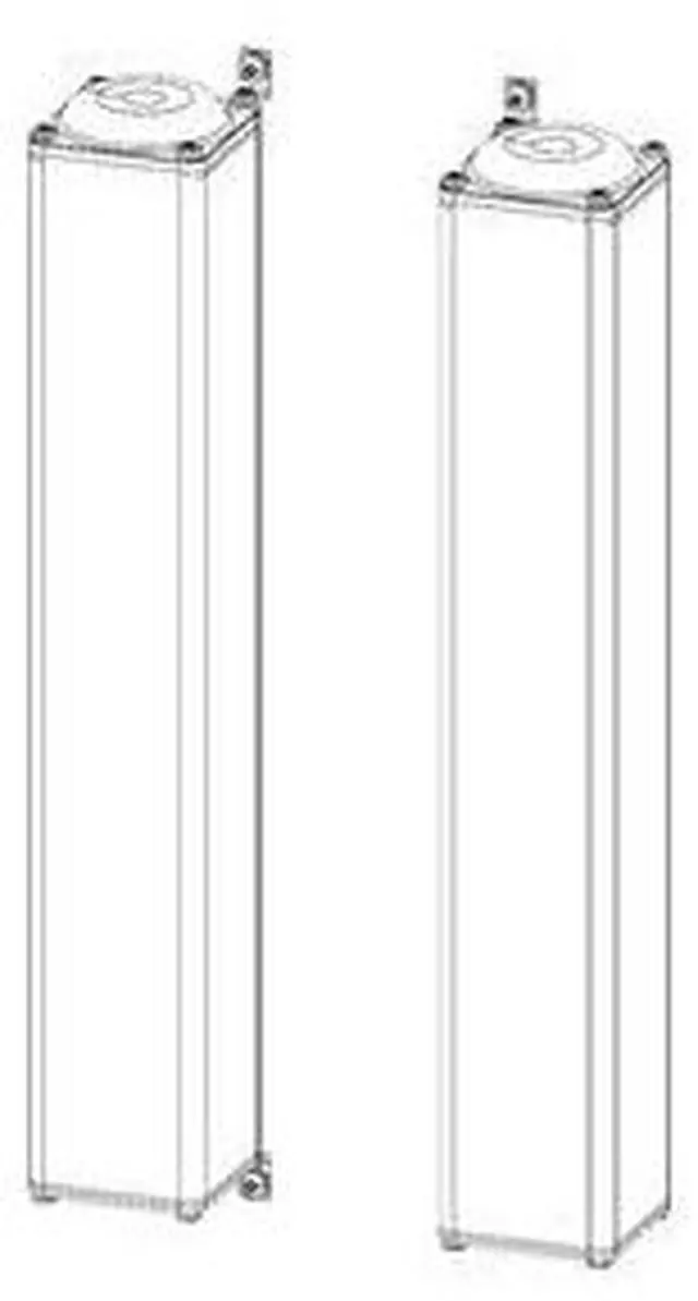 Alt view image 2 of 4 - Sharp NEC Display SP-RM3A Speaker System 35 W RMS Black SPRM3A