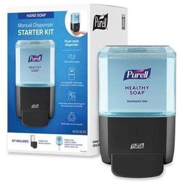 Alt view image 3 of 7 - HEALTHY SOAP Gentle and Free Foam ES4 Starter Kit 1200 mL Graphite 50721GFS