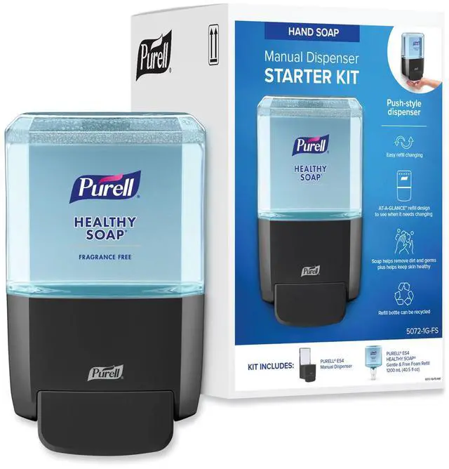 Main image of HEALTHY SOAP Gentle and Free Foam ES4 Starter Kit 1200 mL Graphite 50721GFS