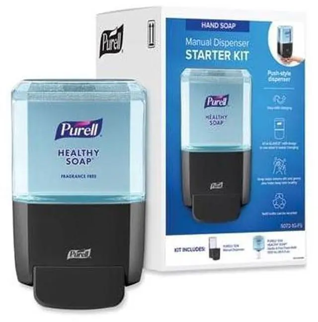 Alt view image 4 of 7 - HEALTHY SOAP Gentle and Free Foam ES4 Starter Kit 1200 mL Graphite 50721GFS