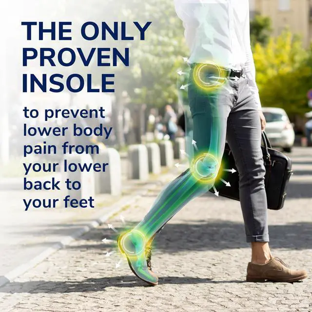 Alt view image 2 of 7 - Prevent Pain Protective Insoles for Men Men's Size 8 to 14 Blue 90000392